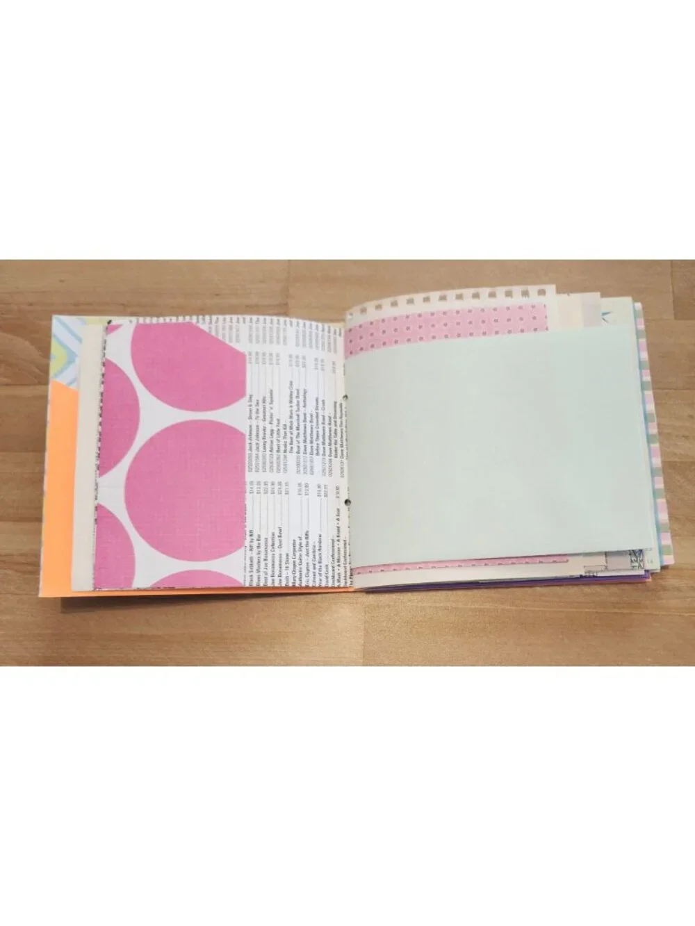 Colorful Floral Junk Journal Handmade 96 pages
